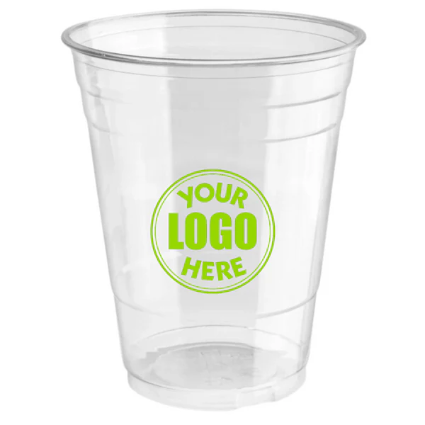 Custom 12 oz Plastic Cups - White Horse Printing